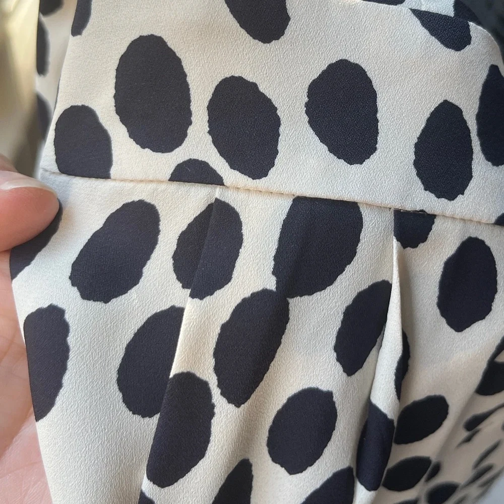 Loft Beige Black Printed Romper - Picture 11 of 16